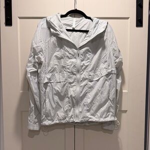 Lightweight Hooded Lululemon Windbreaker Jacket - pale green